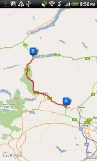 Motorbike Routes Android App