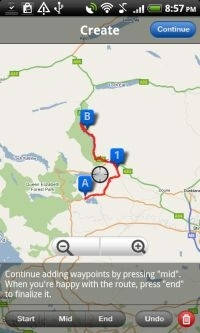 Motorbike Rides Android App