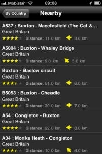Motorcycle Rides iPhone App