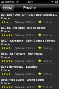 Android App Motorcycle Routes Screenshot 4