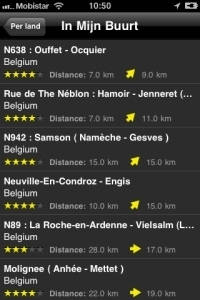 Android App Motorcycle Routes Screenshot 9