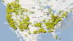 Click on image to see United States routes overview