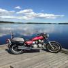 Motorcycle Road sommartur-med-fikapaus- photo